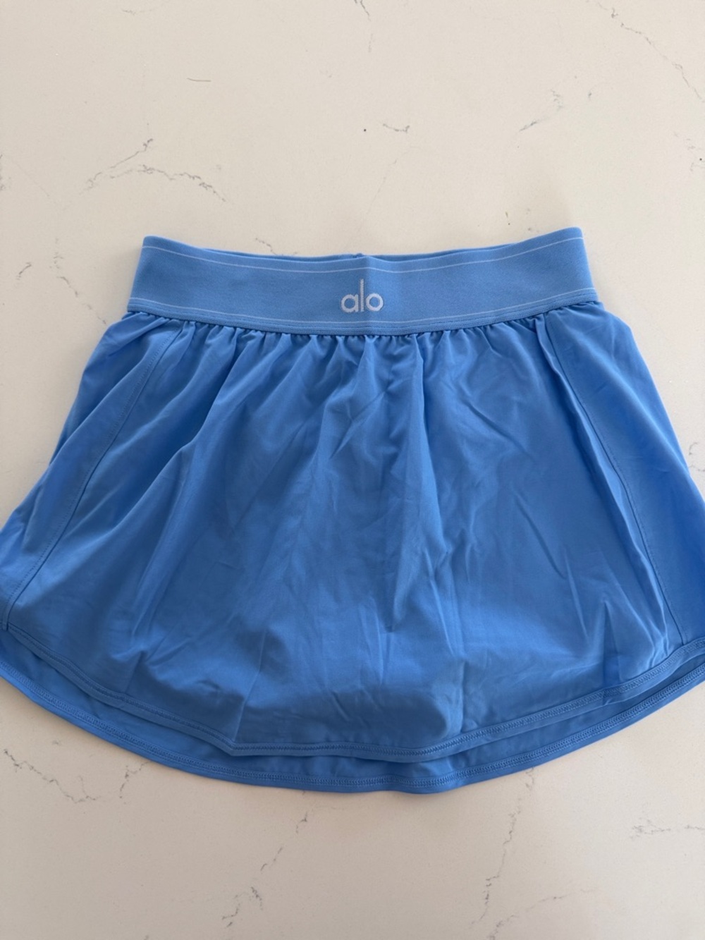 ALO | light blue match point skirt